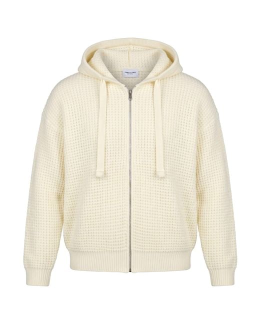 FAMILY FIRST Natural Cardigan Wool, Polyamide, Acrylic for men