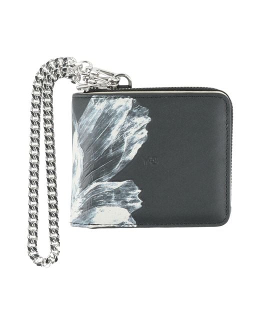 Y-3 Metallic Wallet Cow Leather for men