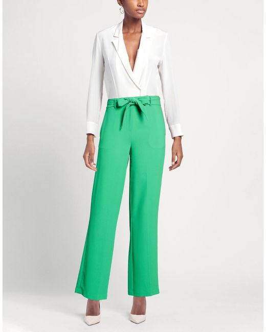 SHOCKINGAI BY MATTIOLO Green Trouser