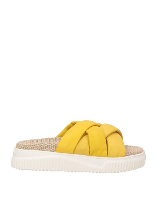 Voile Blanche Yellow Sandals