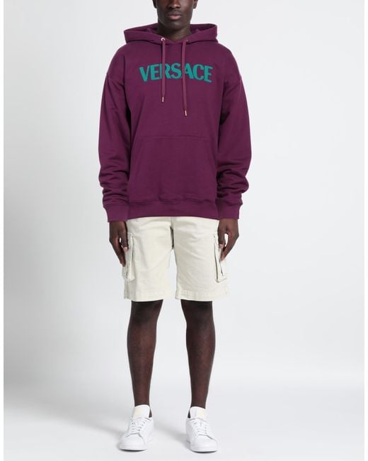 Versace Purple Sweatshirt for men