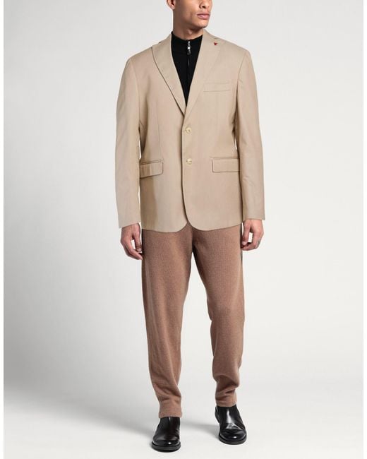 BRERAS Milano Natural Blazer Cotton, Elastane for men