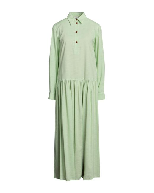 Alysi Green Maxi-Kleid