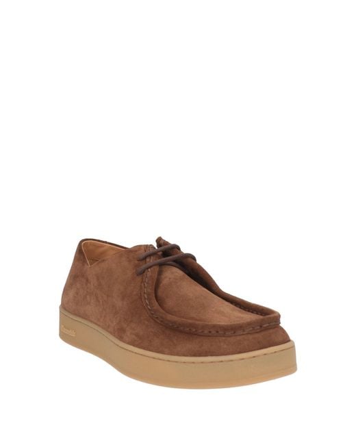Church's Brown Lace-Up Shoes Leather for men