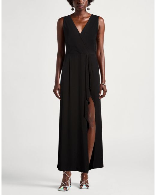 ViCOLO Black Maxi Dress Polyester, Elastane