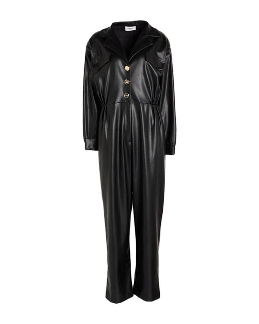 gavroche paris Black Jumpsuit Polyester, Polyurethane
