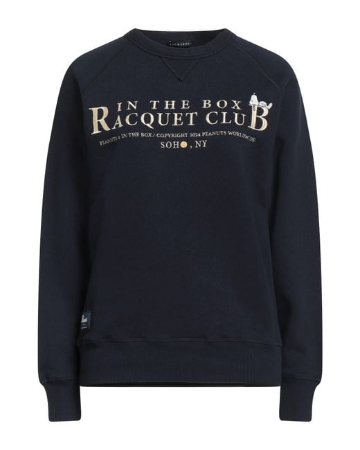 In The Box Black Sweatshirt Cotton
