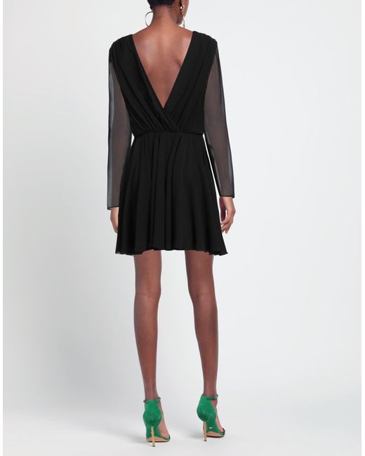 Stefano De Lellis Black Mini-Kleid