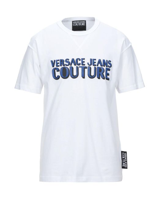 Camiseta Versace Jeans Couture de Algodón de color Blanco para hombre | Lyst