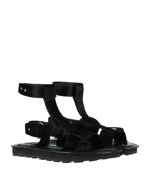Jil Sander Black Sandals Calfskin for men
