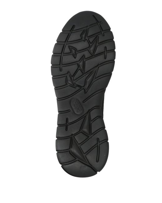 Bally Black Sneakers Leather, Rubber, Textile Fibers for men