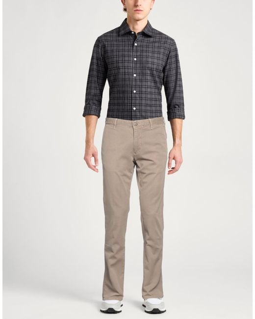 Incotex Natural Pants Cotton, Elastane for men