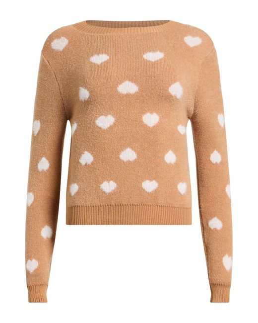 GAUDI Natural Camel Sweater Viscose, Polyamide, Polyester