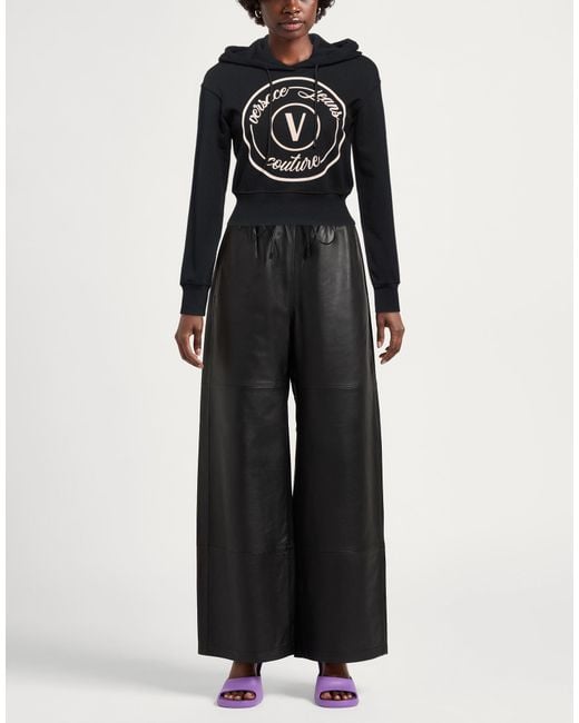 Versace Jeans Couture Black Sweatshirt Cotton