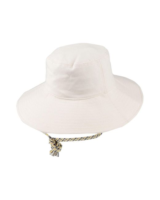 Isabel Marant White Ivory Hat Cotton