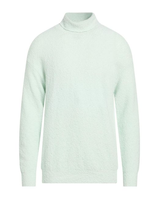 ATOMOFACTORY Blue Turtleneck Wool, Polyamide, Elastane for men