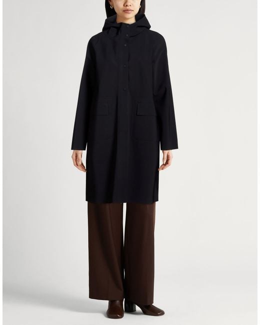 Herno Black Overcoats & Trench Coats