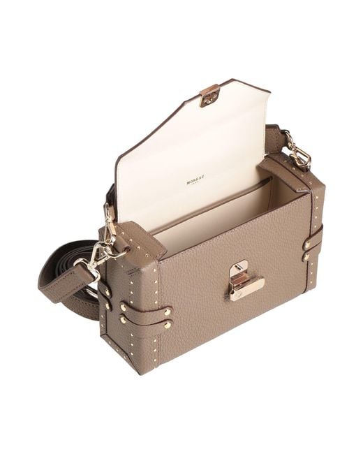 Moreau Paris Brown Khaki Handbag Leather