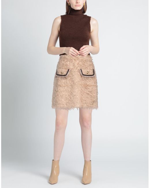 Etro Natural Mini Skirt