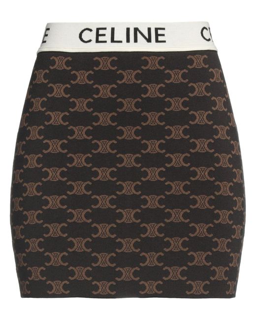Mini-jupe Céline en coloris Black