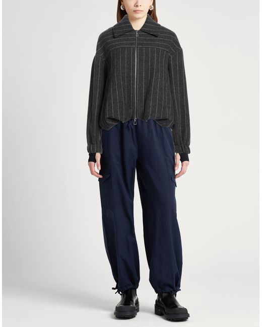 Alysi Black Chocolat Jacket Virgin Wool, Polyamide, Wool, Viscose