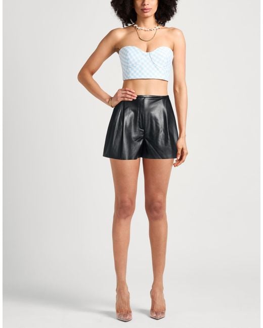 Norma Kamali Black Shorts & Bermuda Shorts