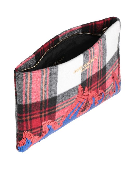 Rue Madam Red Cross-Body Bag Wool, Polyester