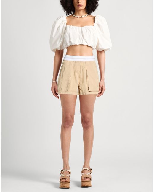 Alexander Wang Natural Shorts & Bermuda Shorts