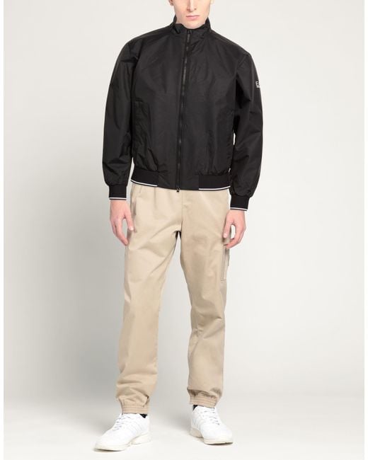 EA7 Black Jackets for men