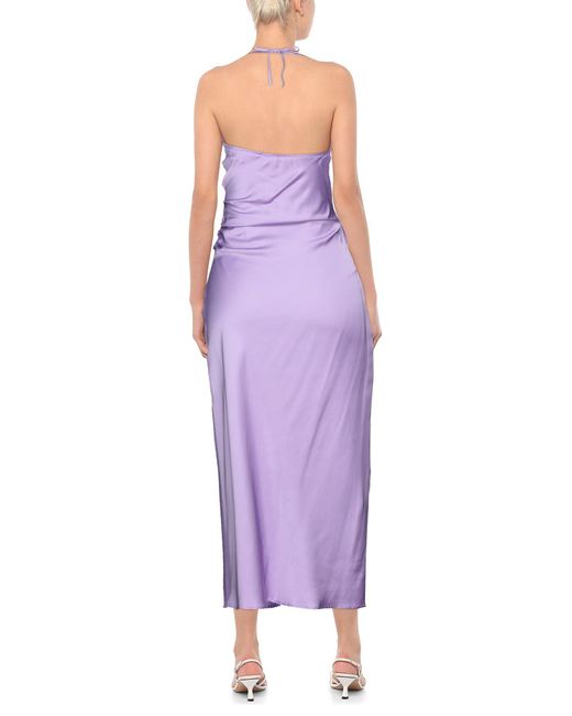 ViCOLO Purple Maxi-Kleid