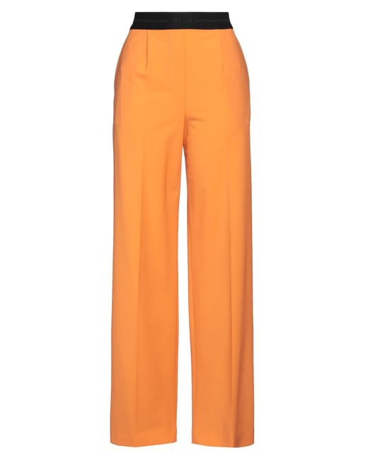 MSGM Orange Trouser