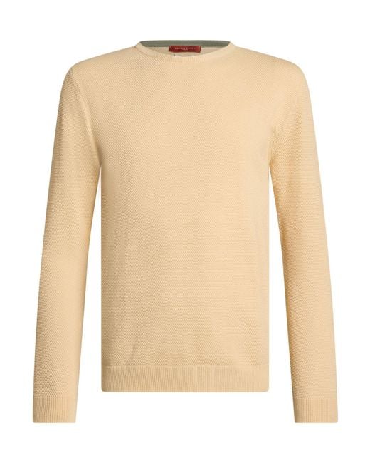 Daniele Fiesoli Natural Sand Sweater Cotton for men