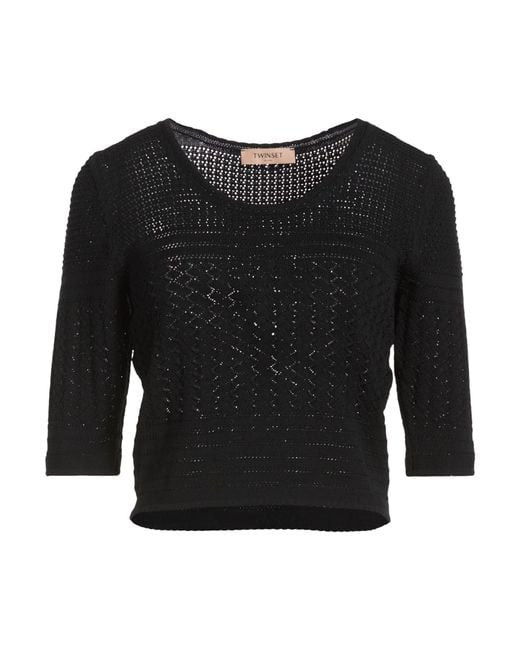 Twinset Black Sweater Polyamide