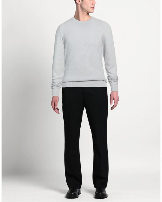 GOES BOTANICAL Gray Light Sweater Merino Wool for men