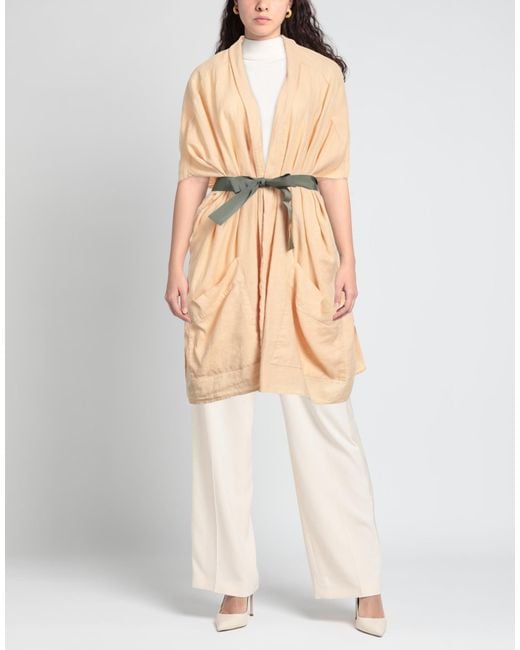 ALESSIA SANTI Natural Overcoat & Trench Coat