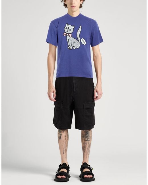 Aries Blue T-Shirts for men