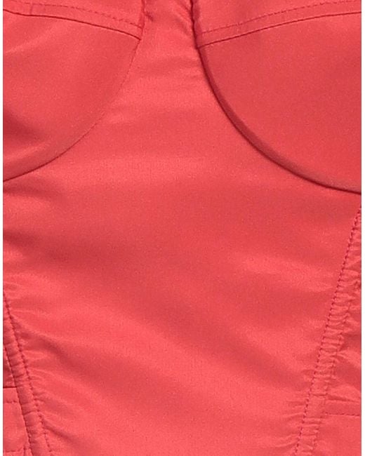 Elisabetta Franchi Red Top Polyester, Polyamide, Elastane