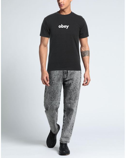 Obey Black T-shirt for men