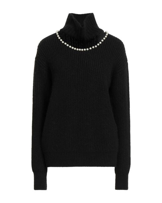 Dixie Black Turtleneck Acrylic, Polyamide, Polyester, Wool, Viscose