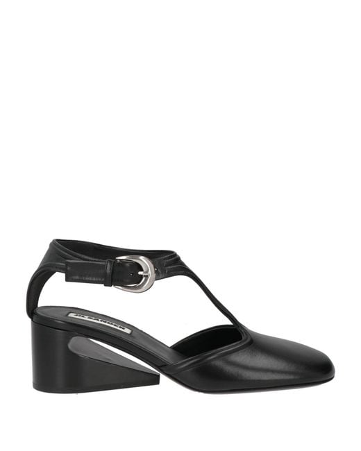 Jil Sander Black Sandals Leather
