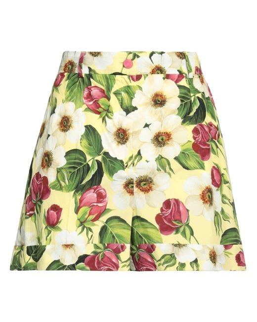 Dolce & Gabbana Yellow Shorts & Bermudashorts