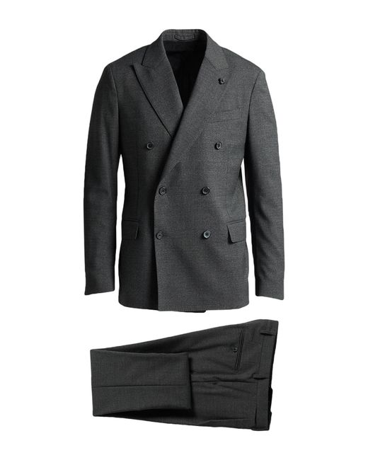 Lardini Black Suits for men