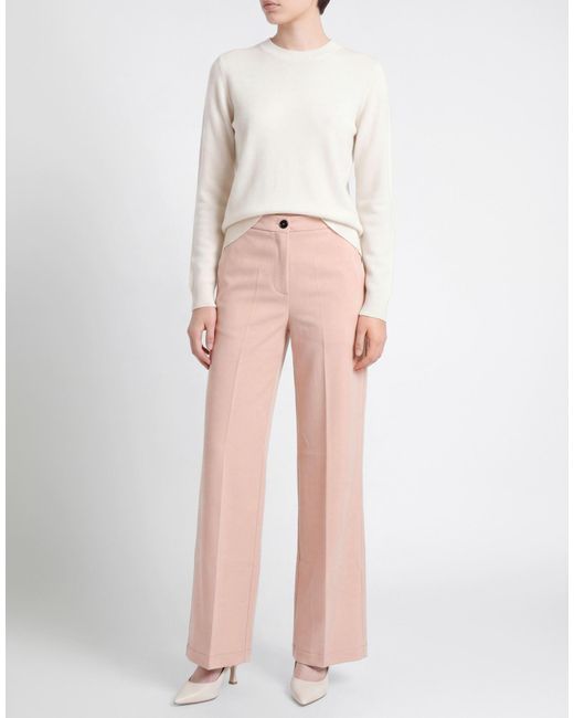 ViCOLO Pink Pants Polyester, Viscose, Elastane
