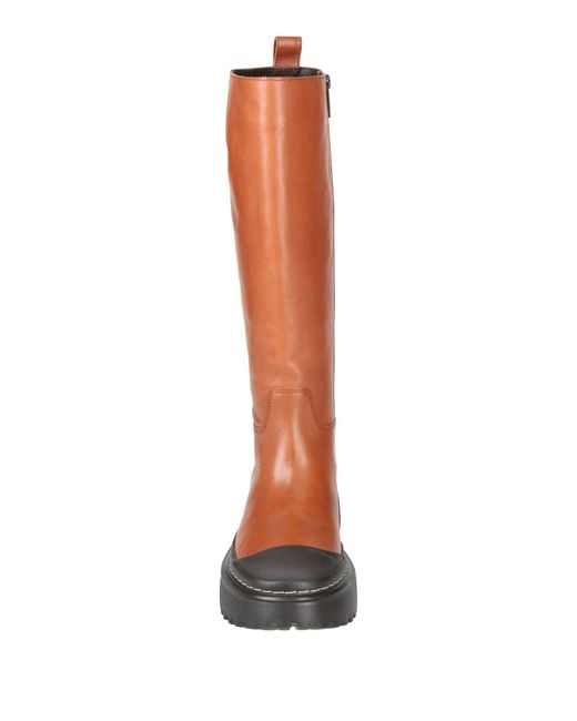 Hogan Brown Boot Leather