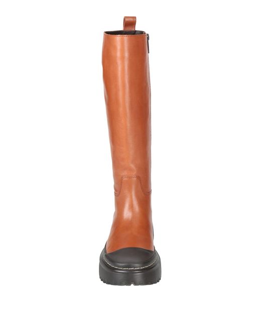 Hogan Brown Boot Leather