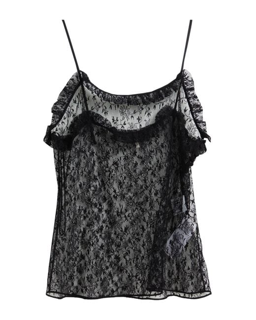 Chloé Black Top Polyamide, Viscose