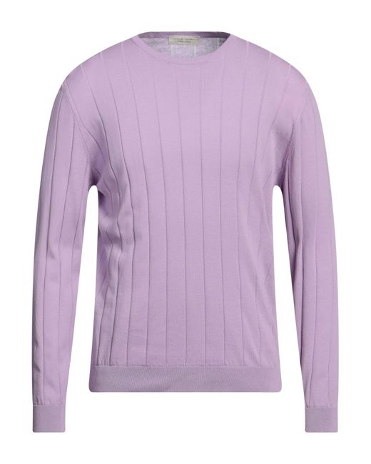 FILIPPO DE LAURENTIIS Purple Sweater for men