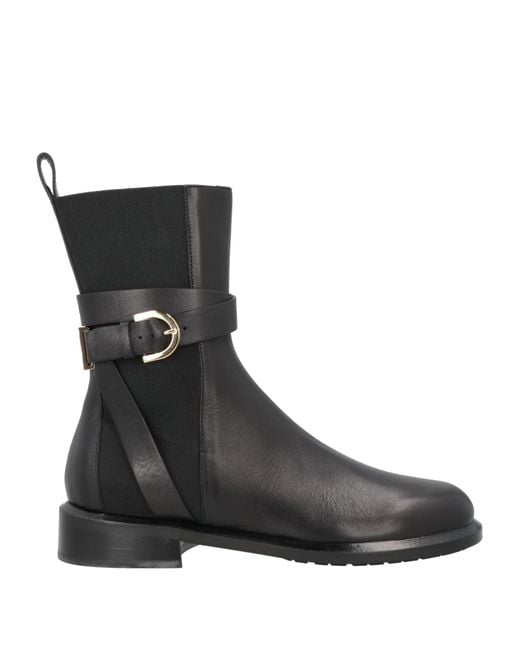 Emporio Armani Black Ankle Boots