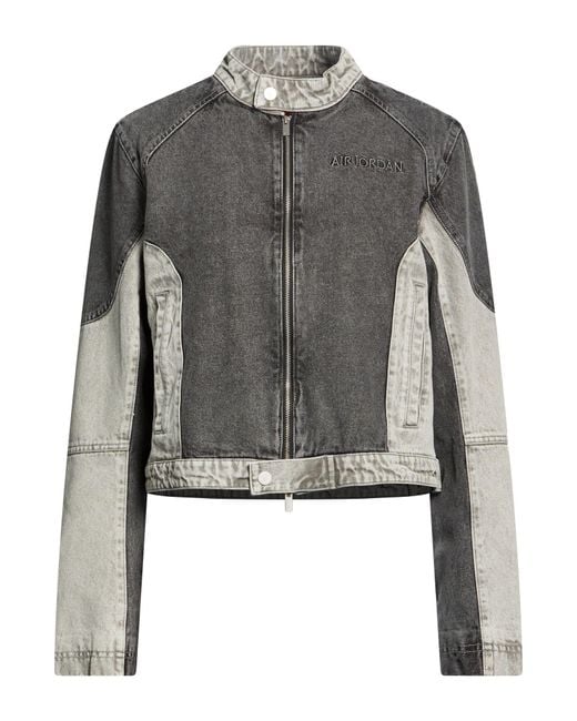 Nike Gray Denim Outerwear Cotton