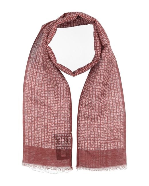 Bufanda Zegna de hombre de color Red